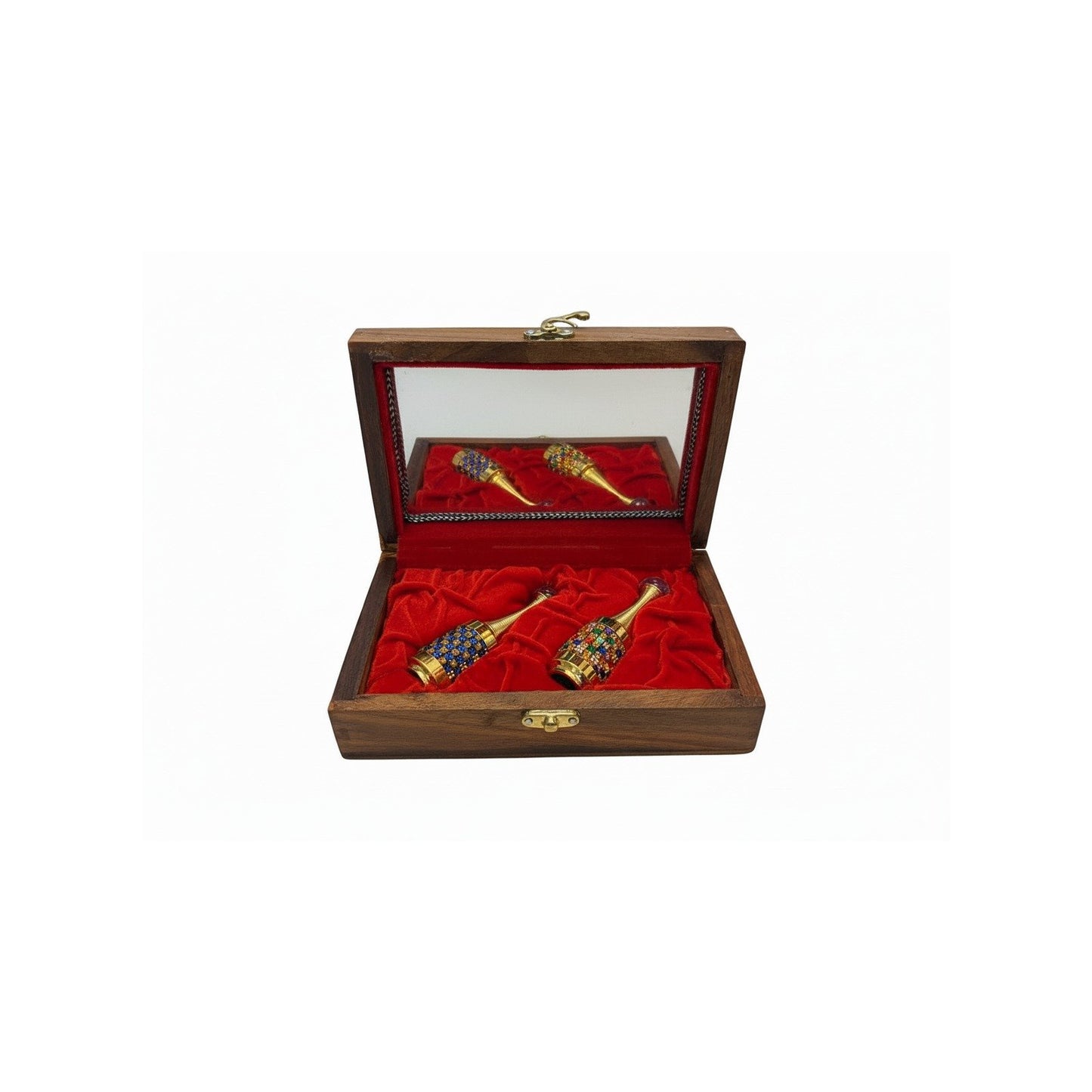 MaatiiRang Handcrafted Luxury Wooden Attar Daan (Gift)