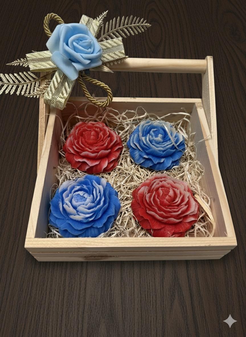 MaatiiRang Rose Blossom Candle Crate