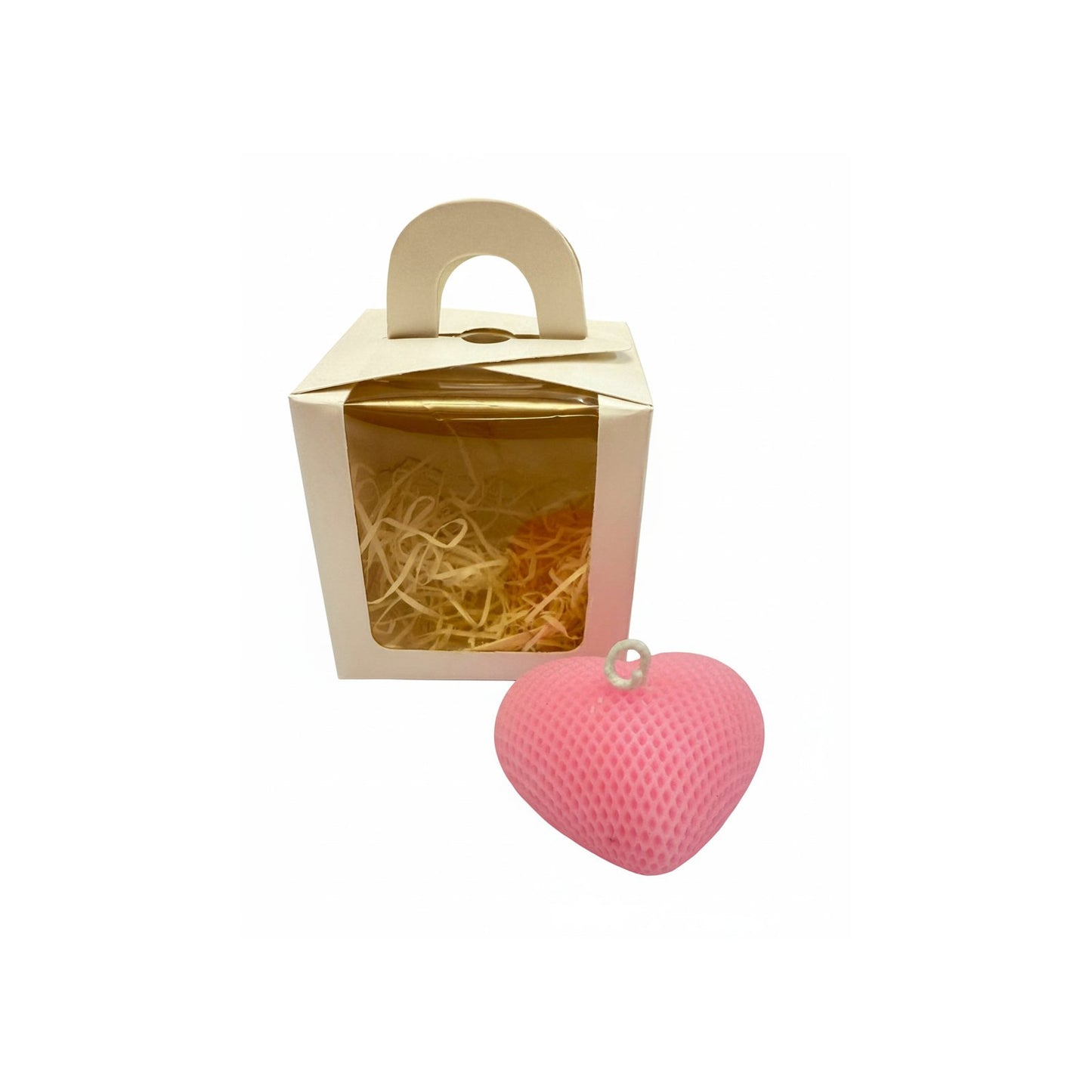 MaatiiRang Pink Heart Scented Candle