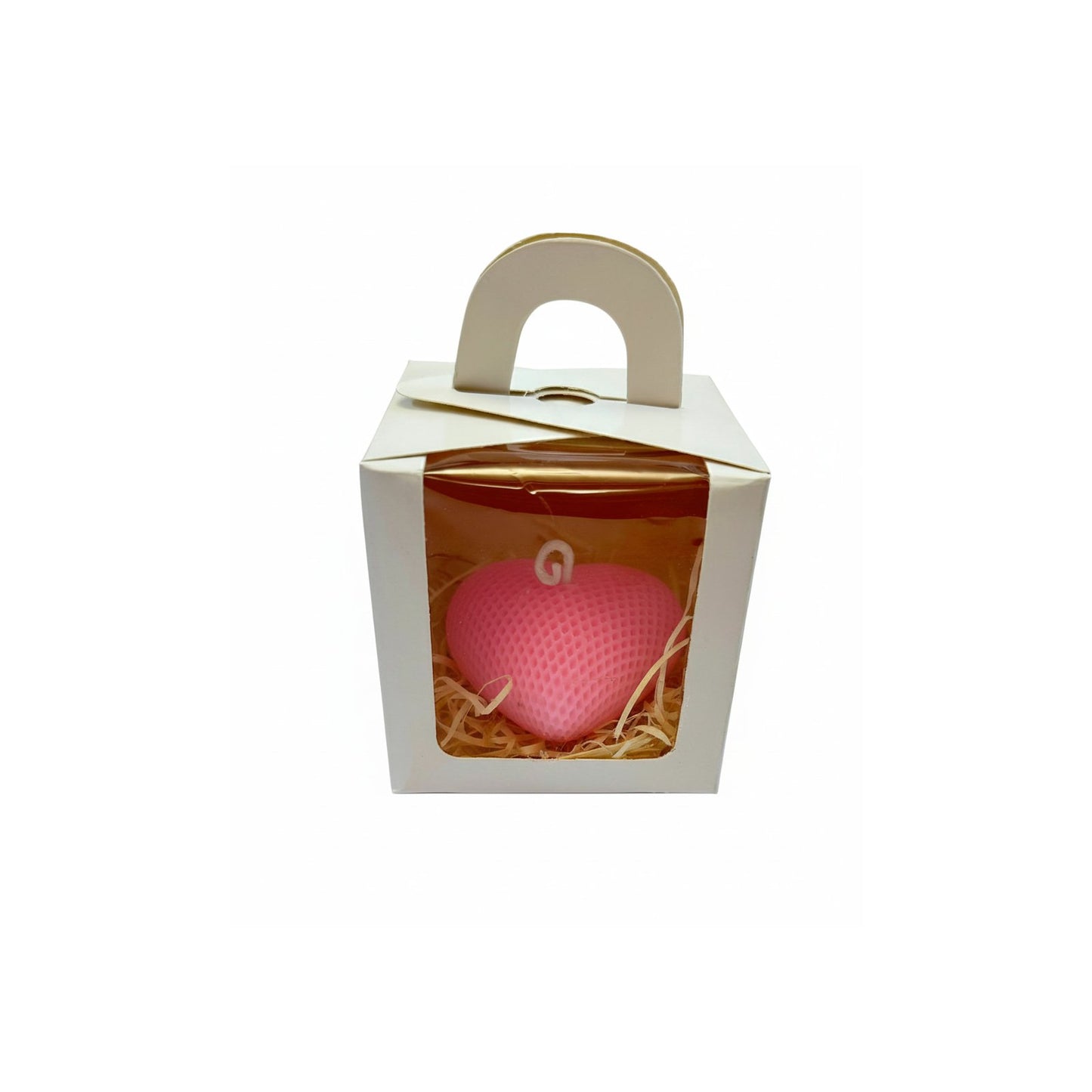 MaatiiRang Pink Heart Scented Candle