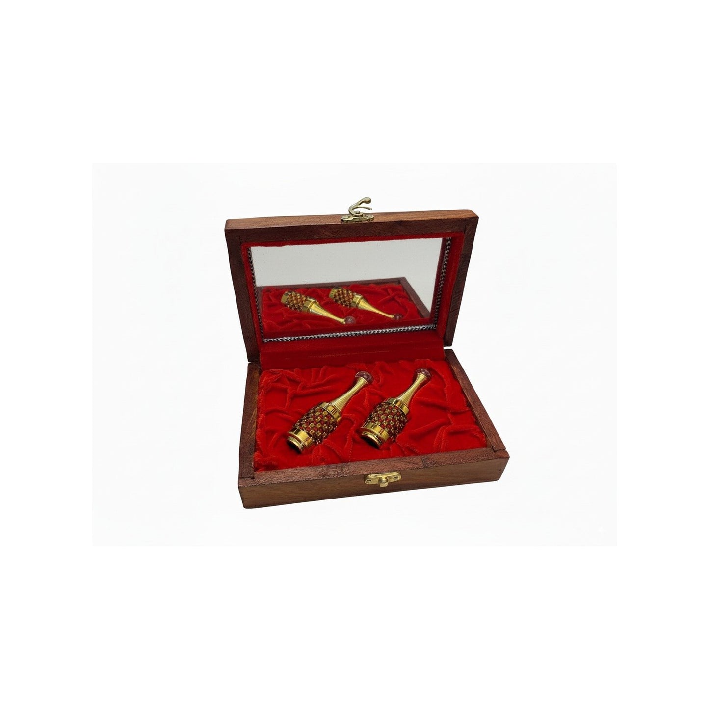 MaatiiRang Handcrafted Luxury Wooden Attar Daan (Gift)