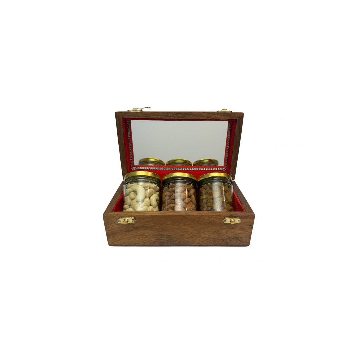 MaatiiRang Handcrafted Luxury Wooden Dry Fruits Box