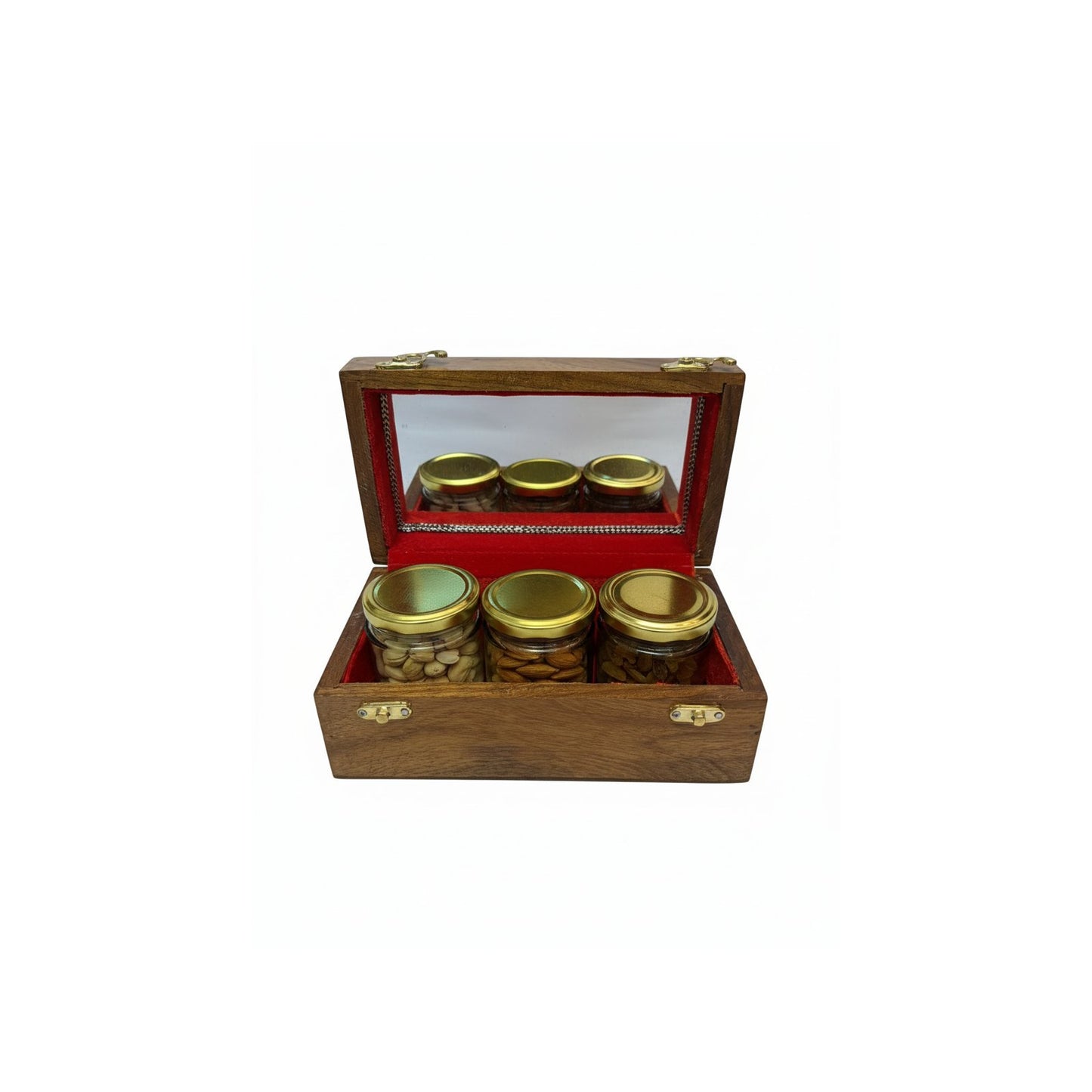 MaatiiRang Handcrafted Luxury Wooden Dry Fruits Box